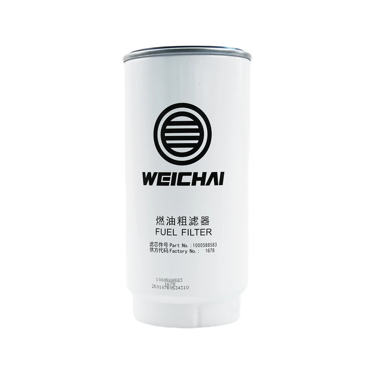 Filtro de combustible Weichai 1000588583 Reemplaza BAUDOUIN 1001044161 16232128S BALDWIN BF1383 BF1383O
