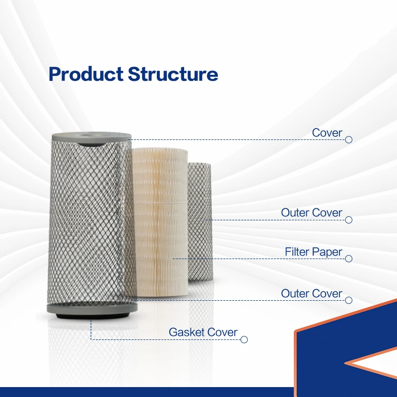 Filtro de aire KW1524 compatible con motores diésel Cummins 4BT3.9, 4B3.9, 4BTA3.9-G11, 6BT5.9, B3.9L
