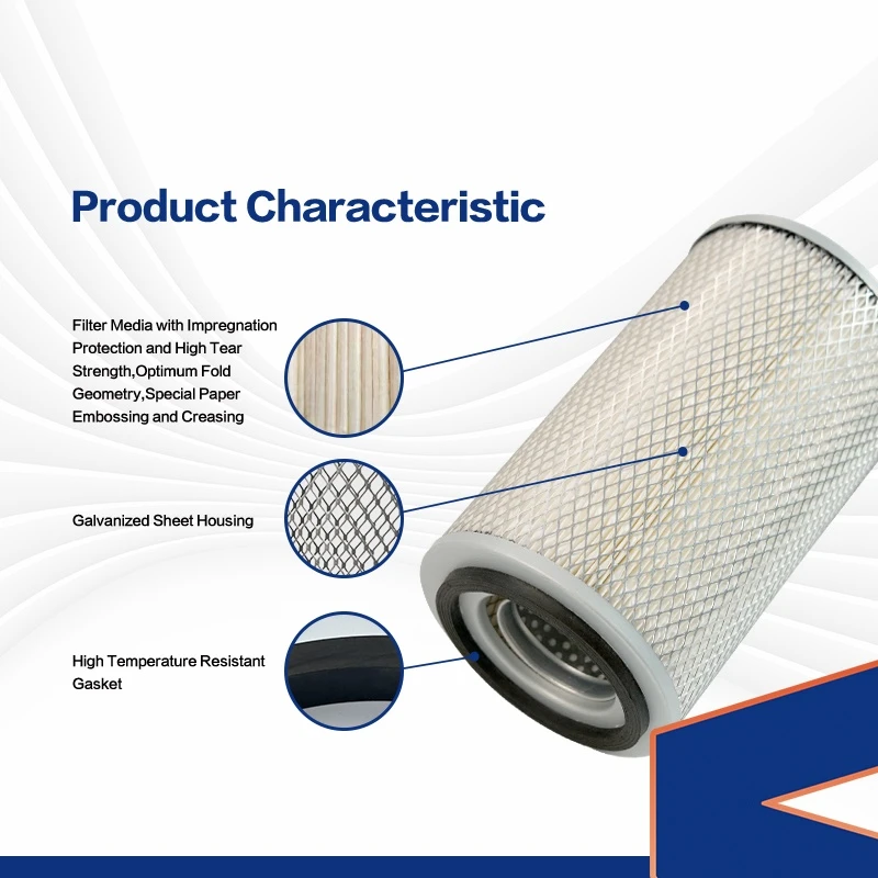 Filtro de aire KW1524 compatible con motores diésel Cummins 4BT3.9, 4B3.9, 4BTA3.9-G11, 6BT5.9, B3.9L