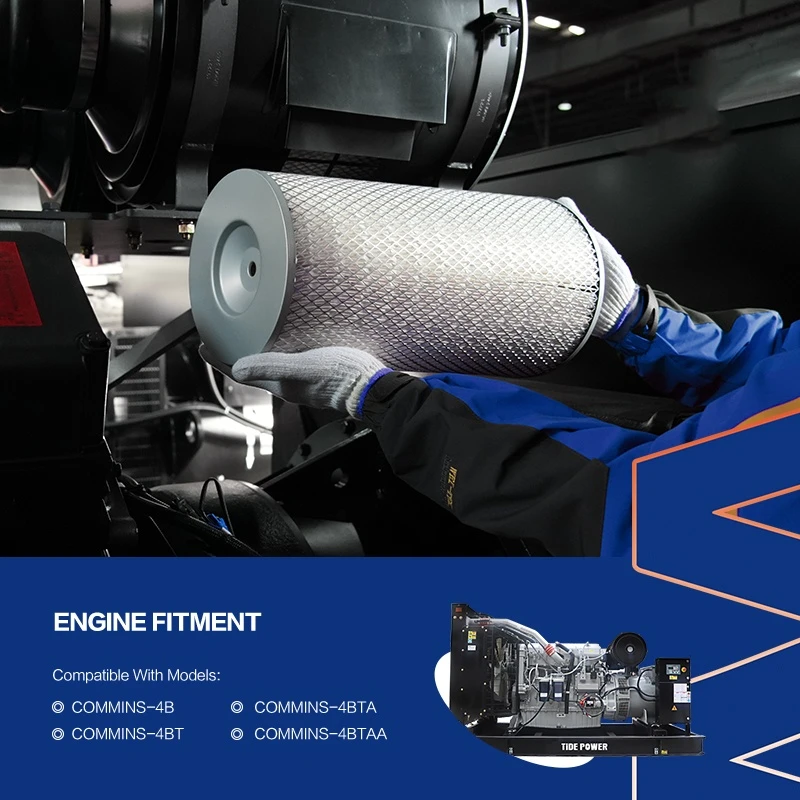 Filtro de aire KW1524 compatible con motores diésel Cummins 4BT3.9, 4B3.9, 4BTA3.9-G11, 6BT5.9, B3.9L