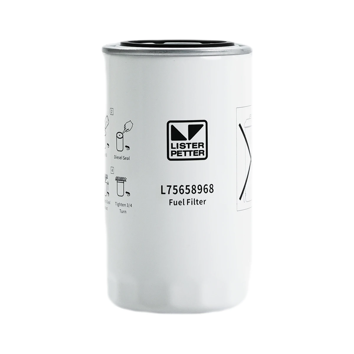 Filtro de combustible Lister Petter L75658968 compatible con LP689G1, LP443G3
