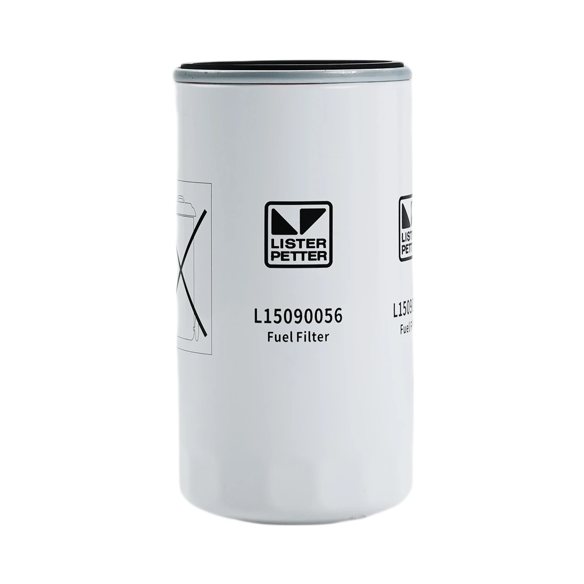Filtro de combustible diésel Lister Petter L15090056 compatible con motor LP613G2