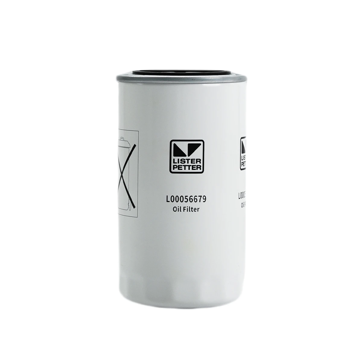 Filtro de aceite y lubricante Lister Petter L00056679 compatible con el motor LP665G2
