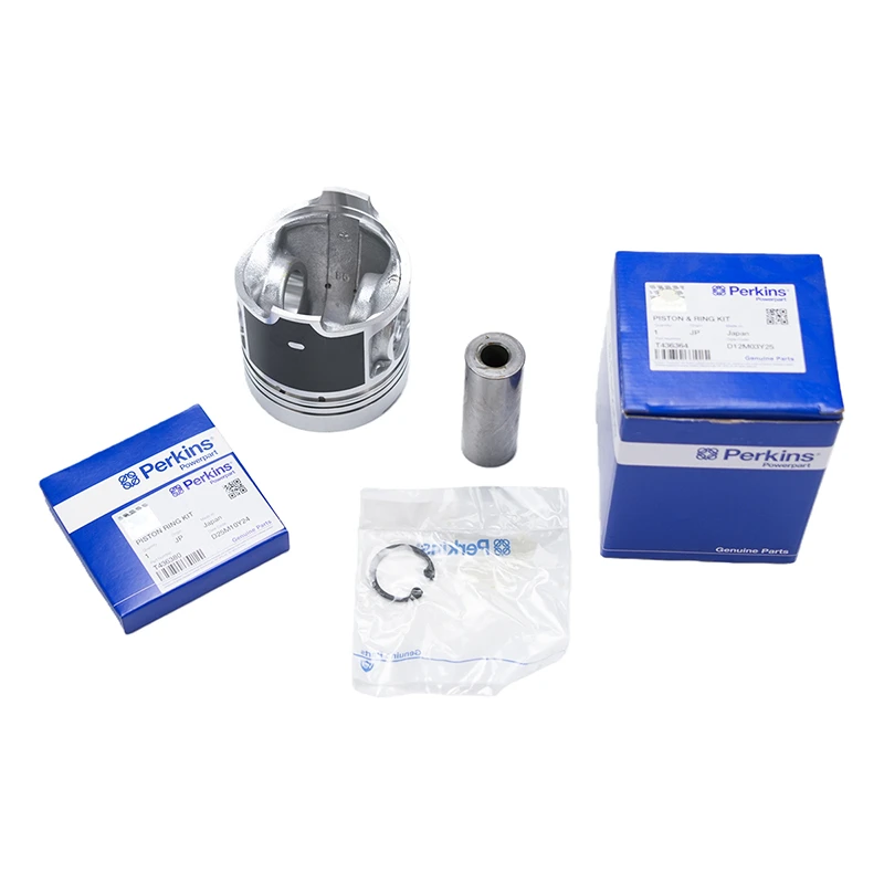 Kit de pistón y anillos originales Perkins T436364 para 403D-17, 404A-22