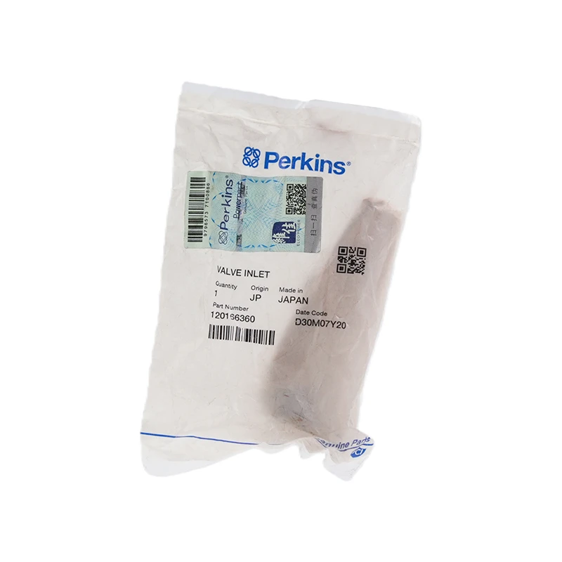 120166360 Válvula de admisión Perkins para motor Perkins 404D 403D-15T 403D-15