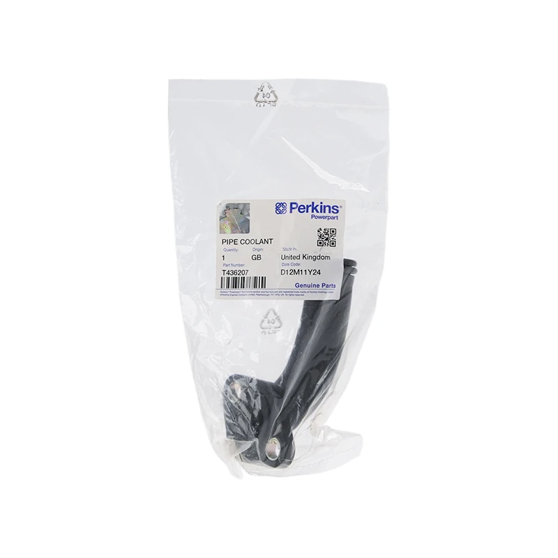 T436207 Tubo de refrigerante Perkins para 1104D-44T, 1104D-44TA, 1104D-E44T