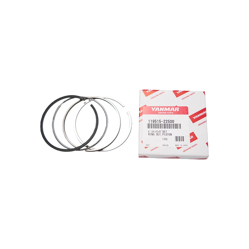 Juego de aros de pistón Yanmar 119515-22500 compatible con Yanmar 3TNV70