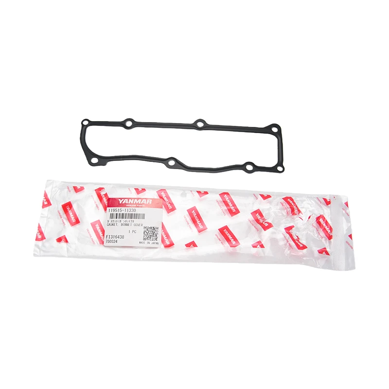 119515-11330 Junta de la tapa del capó Yanmar para motor Yanmar 3TNV70-STB