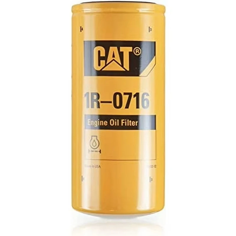 Filtro de aceite Caterpillar 1R0716 compatible con Caterpillar C15, C18