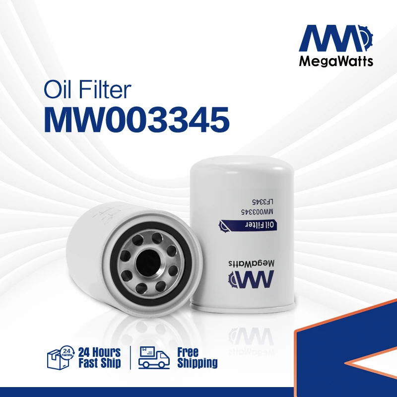 Filtros de lubricación Fleetguard LF3345 de repuesto compatibles con Cummins 4BT3.9-G1/G2/G3
