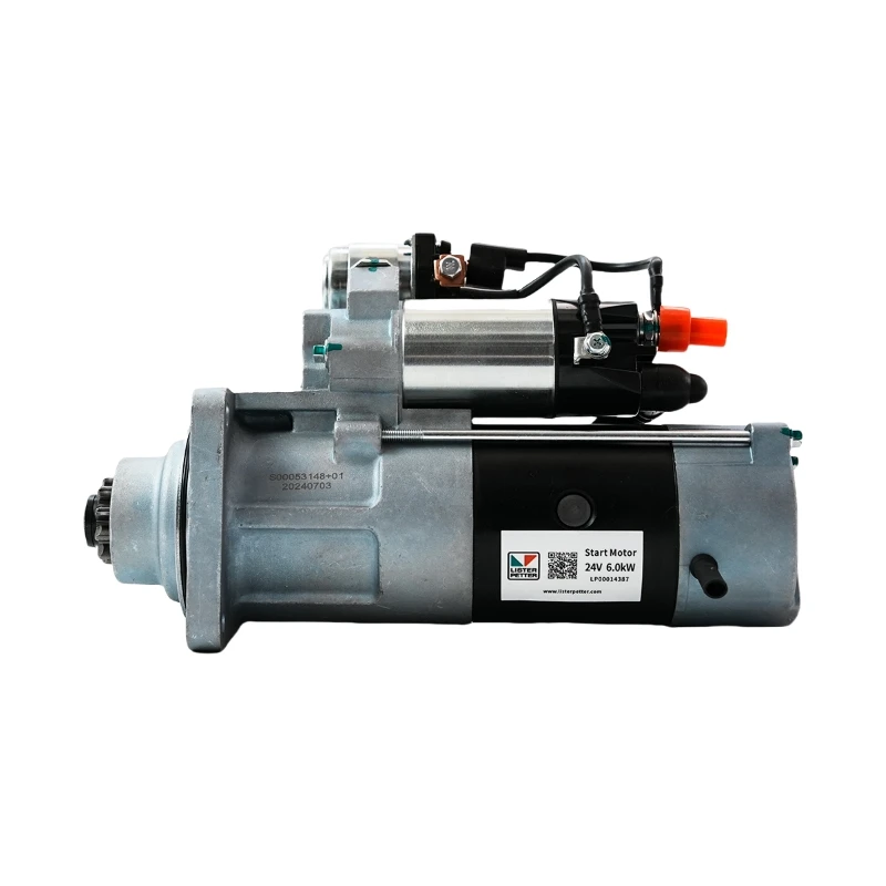 LP00014387 Motor de arranque Lister Petter compatible con los motores LP665G1, LP665G2 y LP665G3.