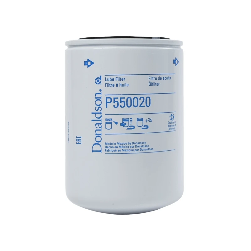 Filtro de aceite y lubricante original Donaldson P550020 - De rosca para CUMMINS VT1710