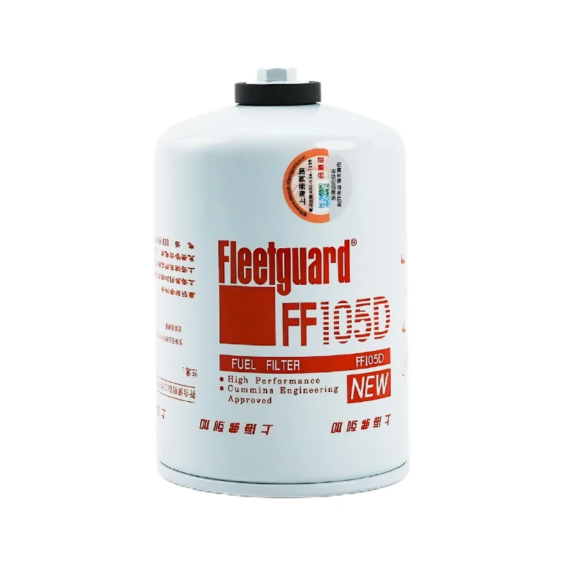 Filtro de combustible Fleetguard FF105D de rosca, reemplaza a Cummins 1222249/3315847