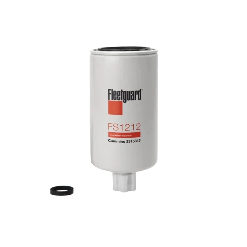 Separador de agua y combustible Fleetguard FS1212 para motores Cummins NTA855-G2 y NT855-G6.