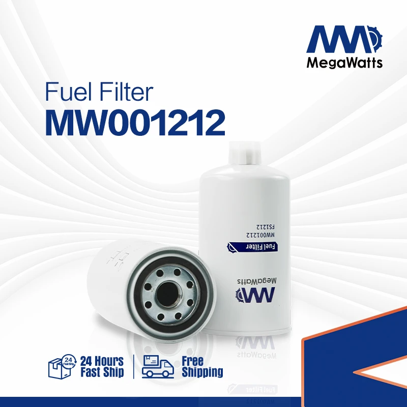 Filtro de combustible Fleetguard FS1212/FF105D tipo roscado MW001212 para motor Cummins KTA19-G2/3/4