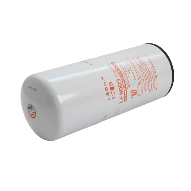 Filtro de aceite y lubricante Fleetguard LF9009 para motores Cummins 6CTA8.3-M y 6CTA8.3-G.