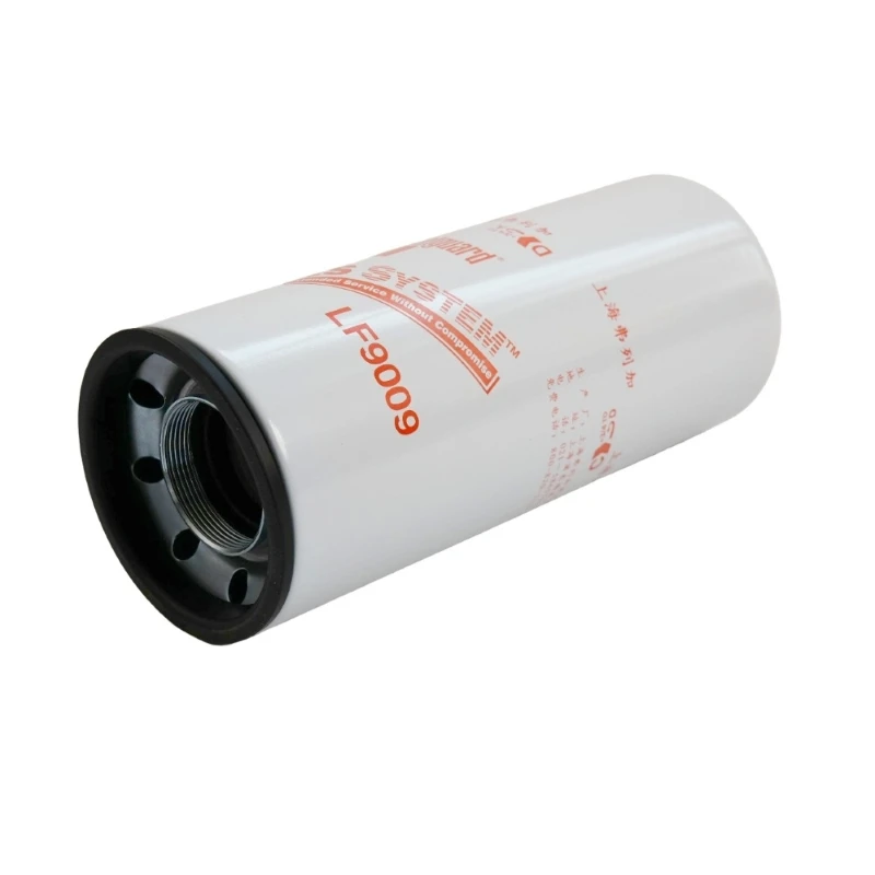 Filtro de aceite y lubricante Fleetguard LF9009 para motores Cummins 6CTA8.3-M y 6CTA8.3-G.