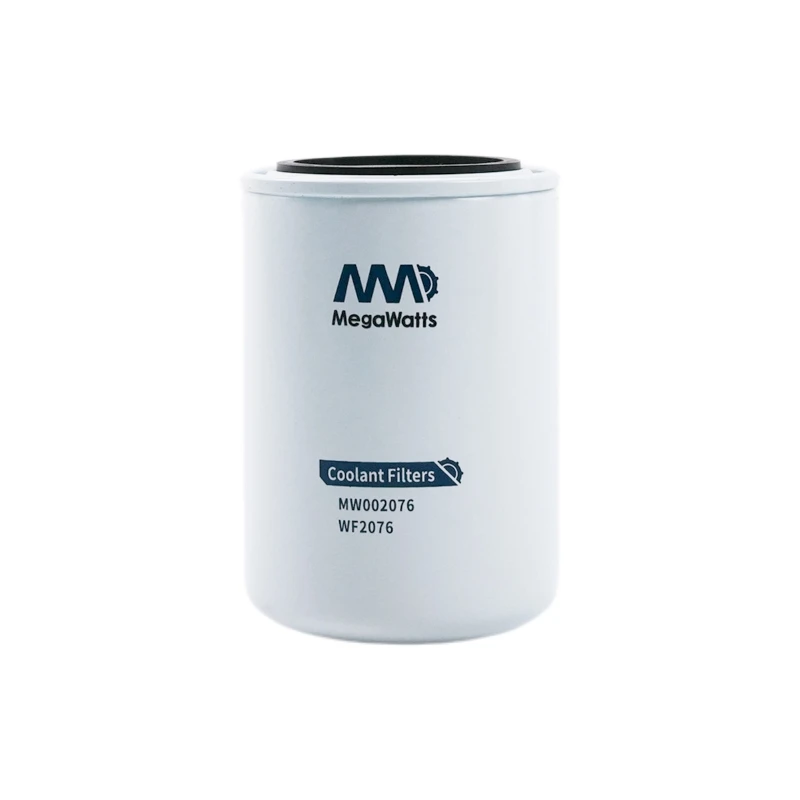 Filtros de refrigerante Fleetguard WF2076 para las series Cummins KTA19 y KTA38.