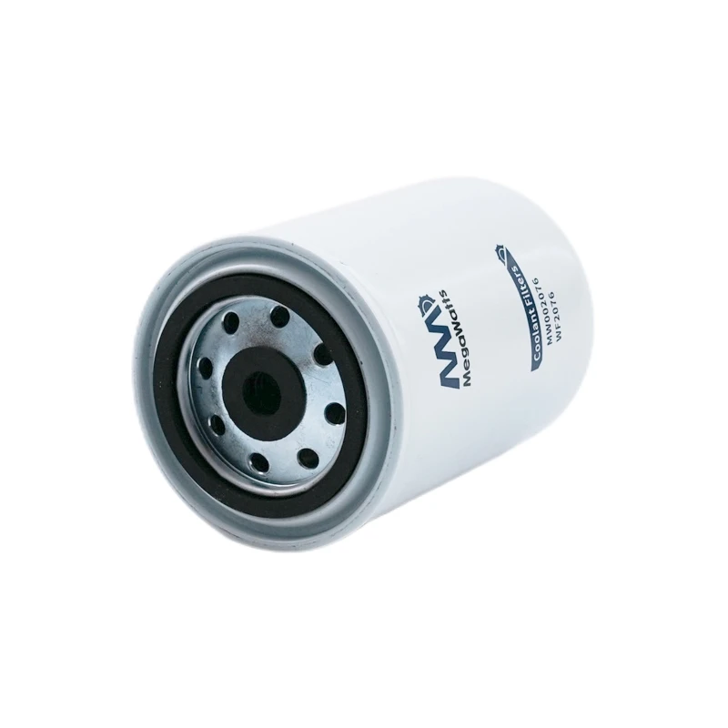 Filtros de refrigerante Fleetguard WF2076 para las series Cummins KTA19 y KTA38.