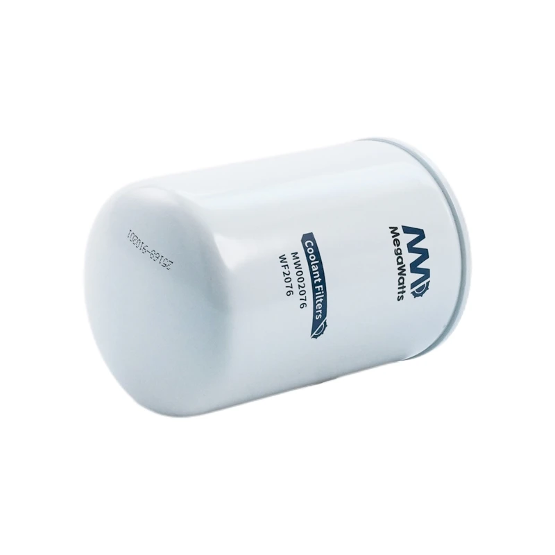 Filtros de refrigerante Fleetguard WF2076 para las series Cummins KTA19 y KTA38.