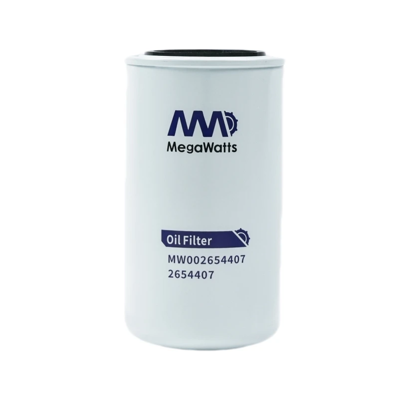 Filtros de aceite Perkins 2654407 para motores Perkins de las series 1000, 1100 y 1200.