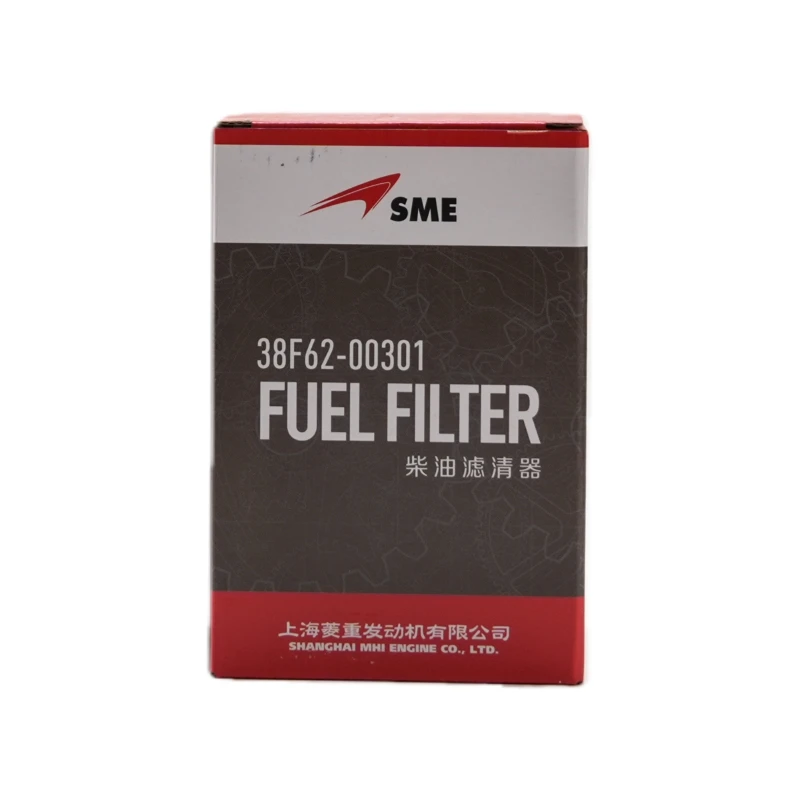 Filtro de combustible original Mitsubishi 38F62-00301 para motores S6R, S12R y S16R.
