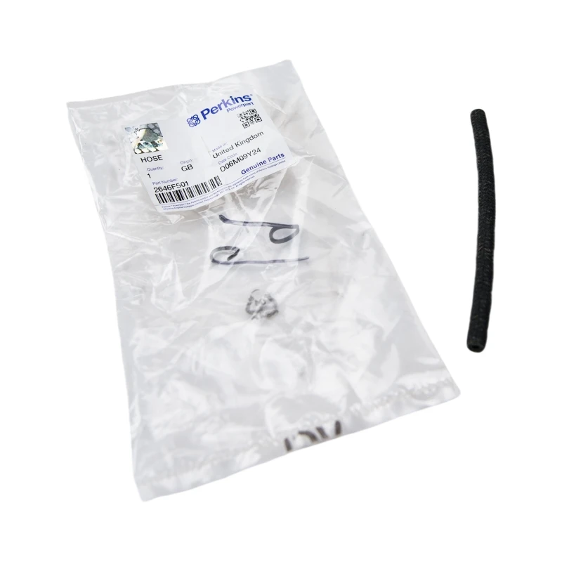 Manguera de combustible diésel original Perkins 2646F501 | Series 1103, 1104 y 1106