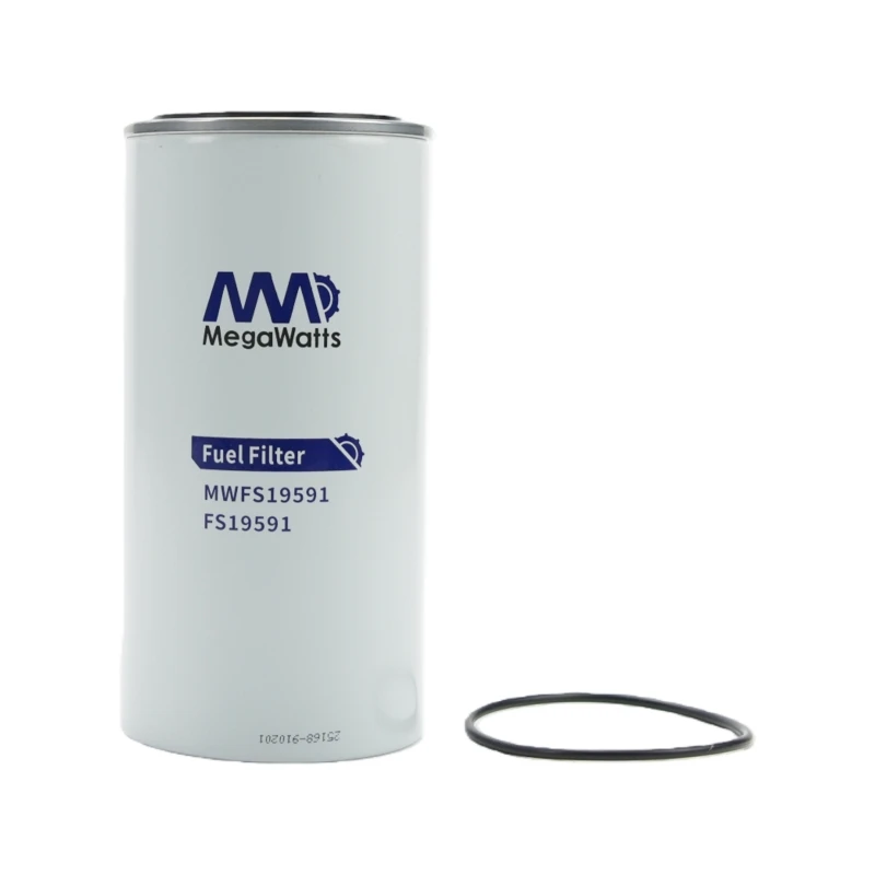 Separador de agua y combustible Fleetguard FS19591 para CATERPILLAR 3408, C15, 3412