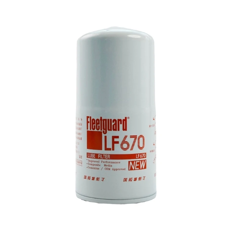 Filtro de aceite lubricante Fleetguard LF670 para QSK60-G2, KTA50-G4, QSK60-G3