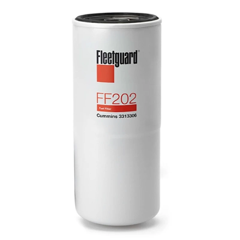 Filtro de combustible Fleetguard FF202 para motores Cummins QST30-G2 y QST30-G4.
