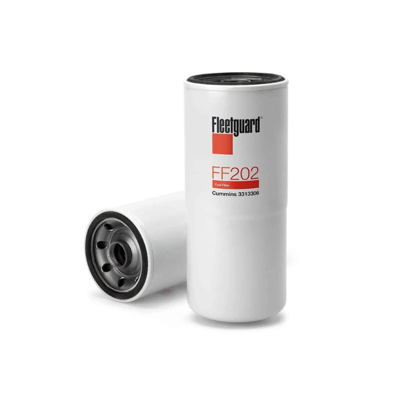 Filtro de combustible Fleetguard FF202 para motores Cummins QST30-G2 y QST30-G4.