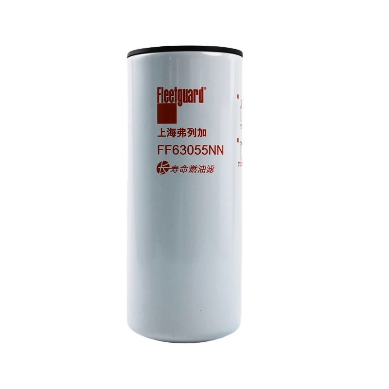 Filtro de combustible Fleetguard FF63055NN compatible con motores diésel Cummins.
