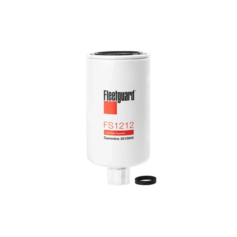 Separador de agua y combustible Fleetguard FS1212 para motores Cummins NTA855-G2 y NT855-G6.