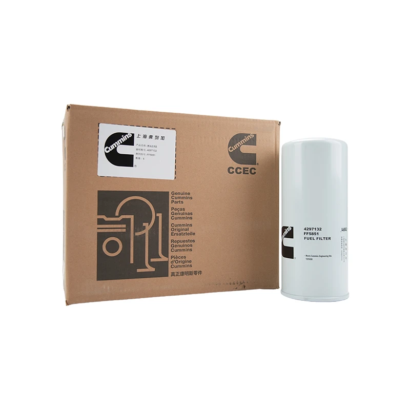 Filtro de combustible Cummins 4297132 compatible con Cummins QSN, WP10, WP12