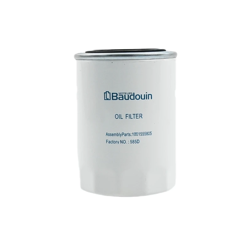 Filtro de aceite BAUDOUIN 1001555805 compatible con BAUDOUIN 4M10G70/5