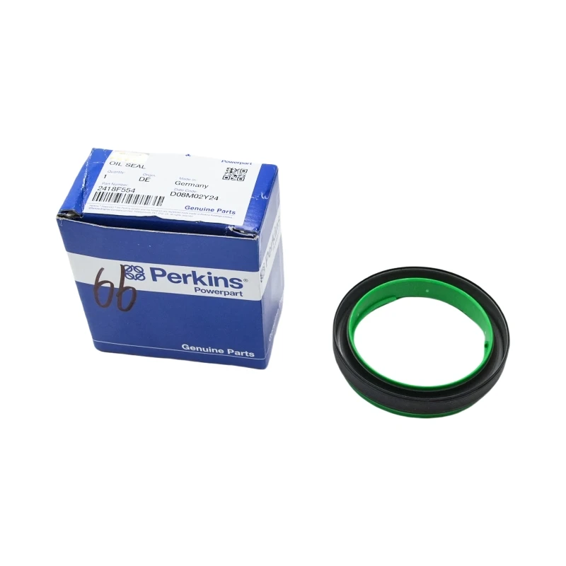 Retén de aceite delantero original Perkins 2418F554 para las series 1100 y 1200.