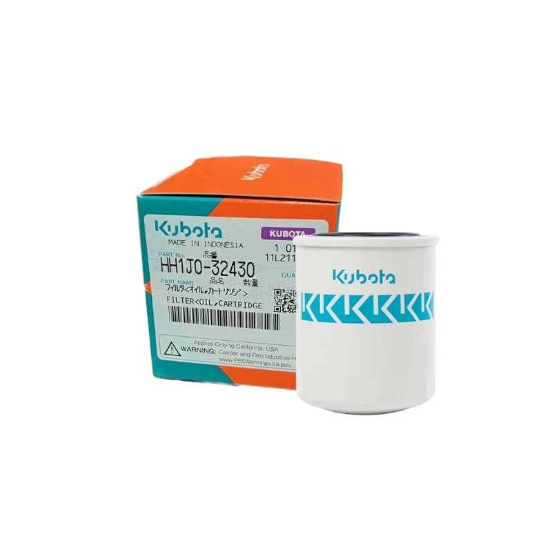 Filtro de aceite Kubota HH1J0-32430 compatible con Kubota D722, D782, D902