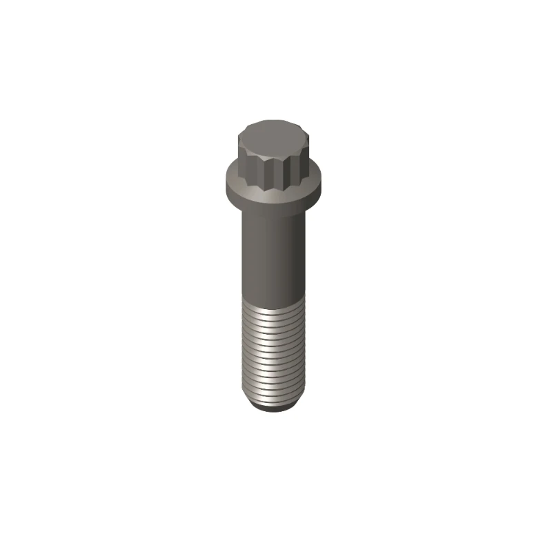 Tornillo de cabeza hexagonal de doce puntas Cummins 205393 para motores de las series KTA38-G, G4 y G9.