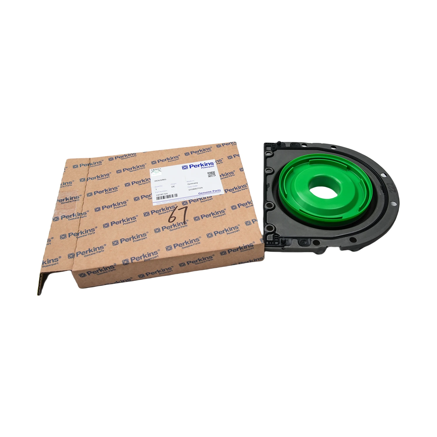 Sello de aceite del cigüeñal Perkins 2418F704 para motores 1204F-E44TTA, 1204E-E44TA y 1204F-E44TA.