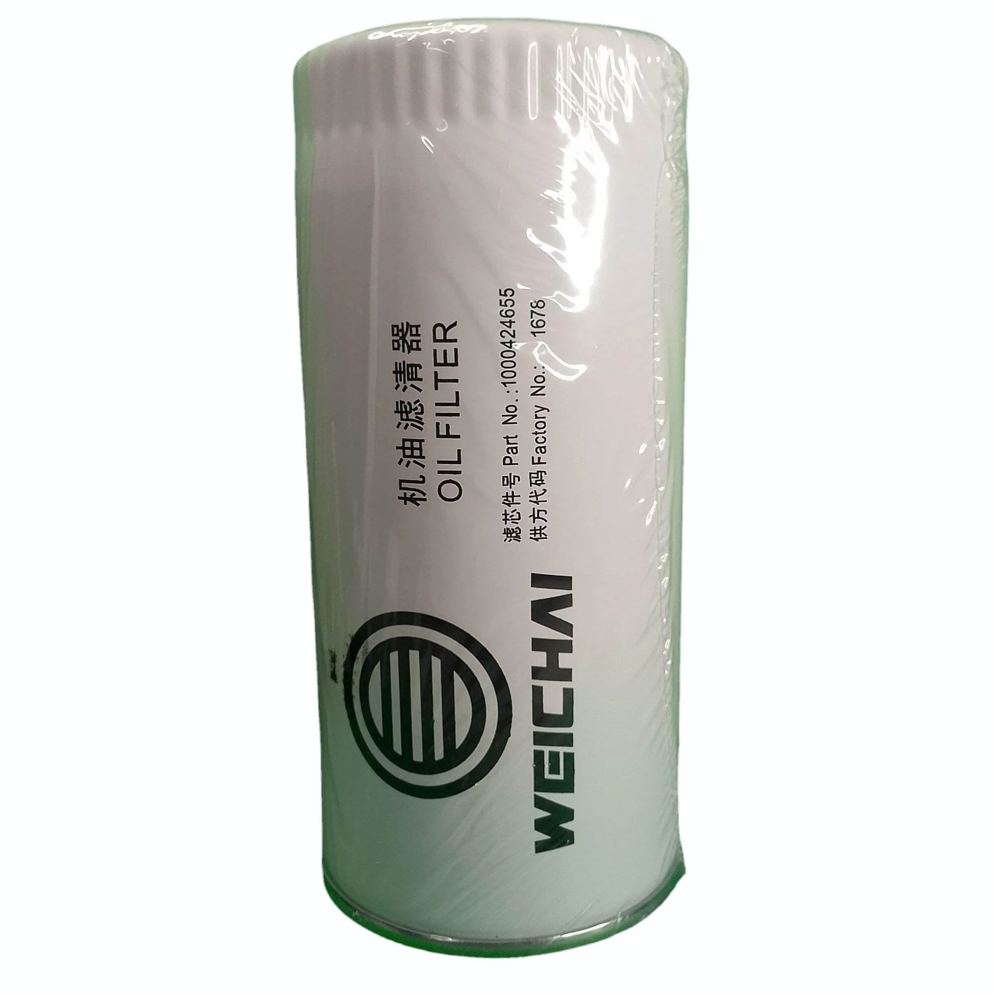 Filtro de aceite Weichai 1000424655 para 4.3T, D229-6, F6L413F2, D4H, D5D