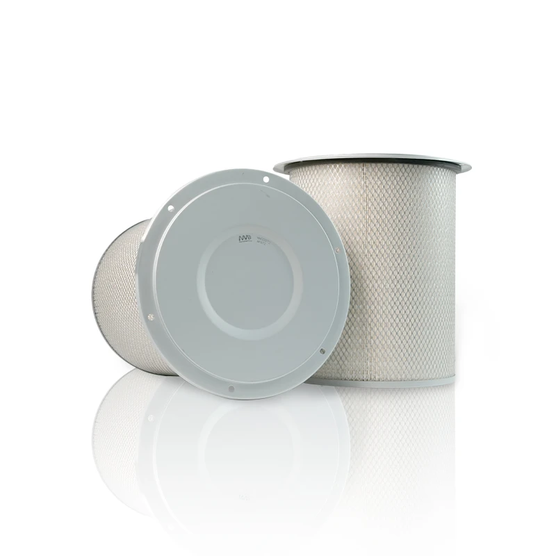 Filtros de aire Fleetguard AF872 para motores Cummins de las series KTA19 y KTA38.
