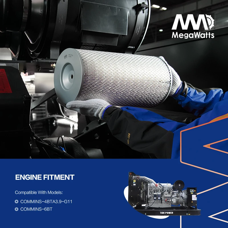 Filtro de aire Fleetguard KW1638 MW001638 compatible con Cummins 4BTA3.9-G11